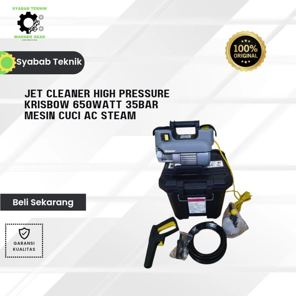 Jet Cleaner High Pressure Krisbow 650Watt 35Bar 
