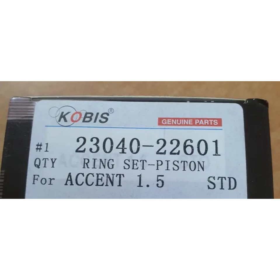 Ring piston STD Hyundai Avega