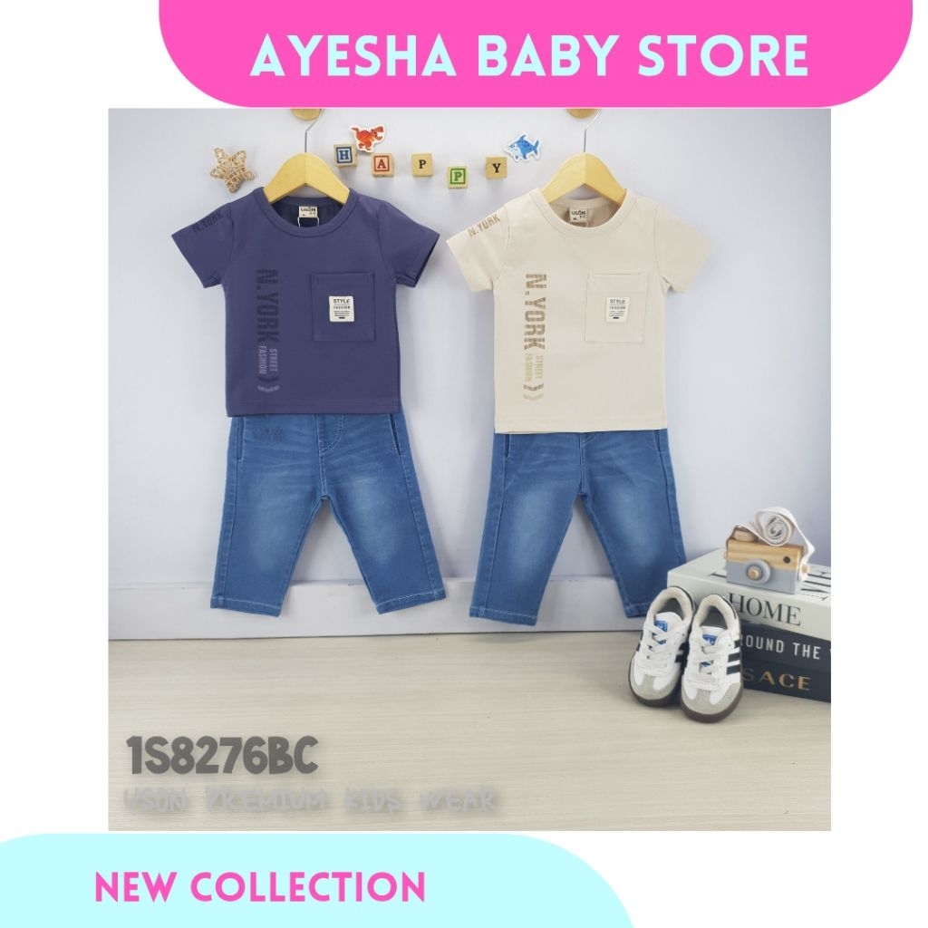 AYESHA Setelan Uson Celana Panjang Anak Cowok