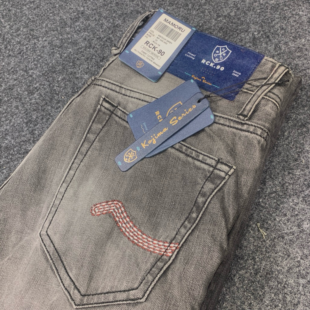 Rockstar Celana Rockstar RCK'90 Jeans Medium Grey Bahan nonStretch Size 28-32 Original