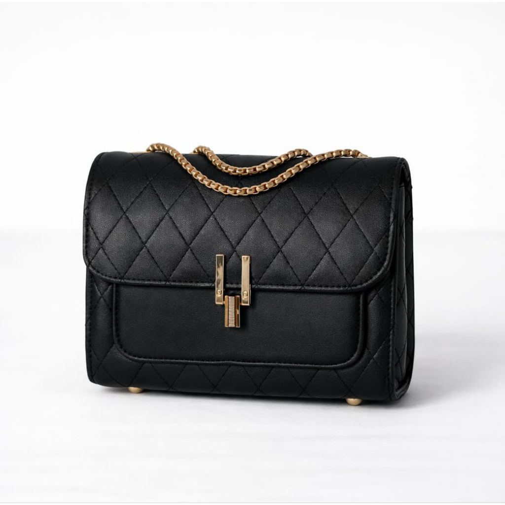 tas wanita embose rantai gold tas selempang wanita