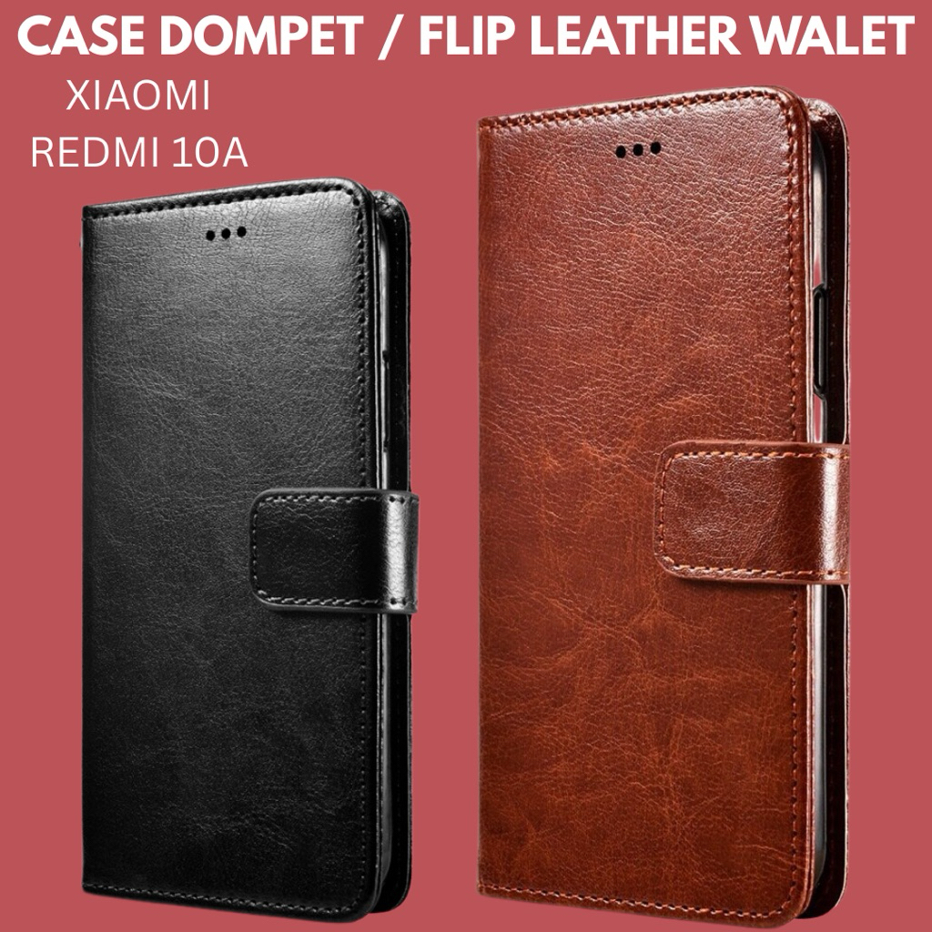 CASE DOMPET / FLIP LEATHER WALLET XIAOMI REDMI 10A