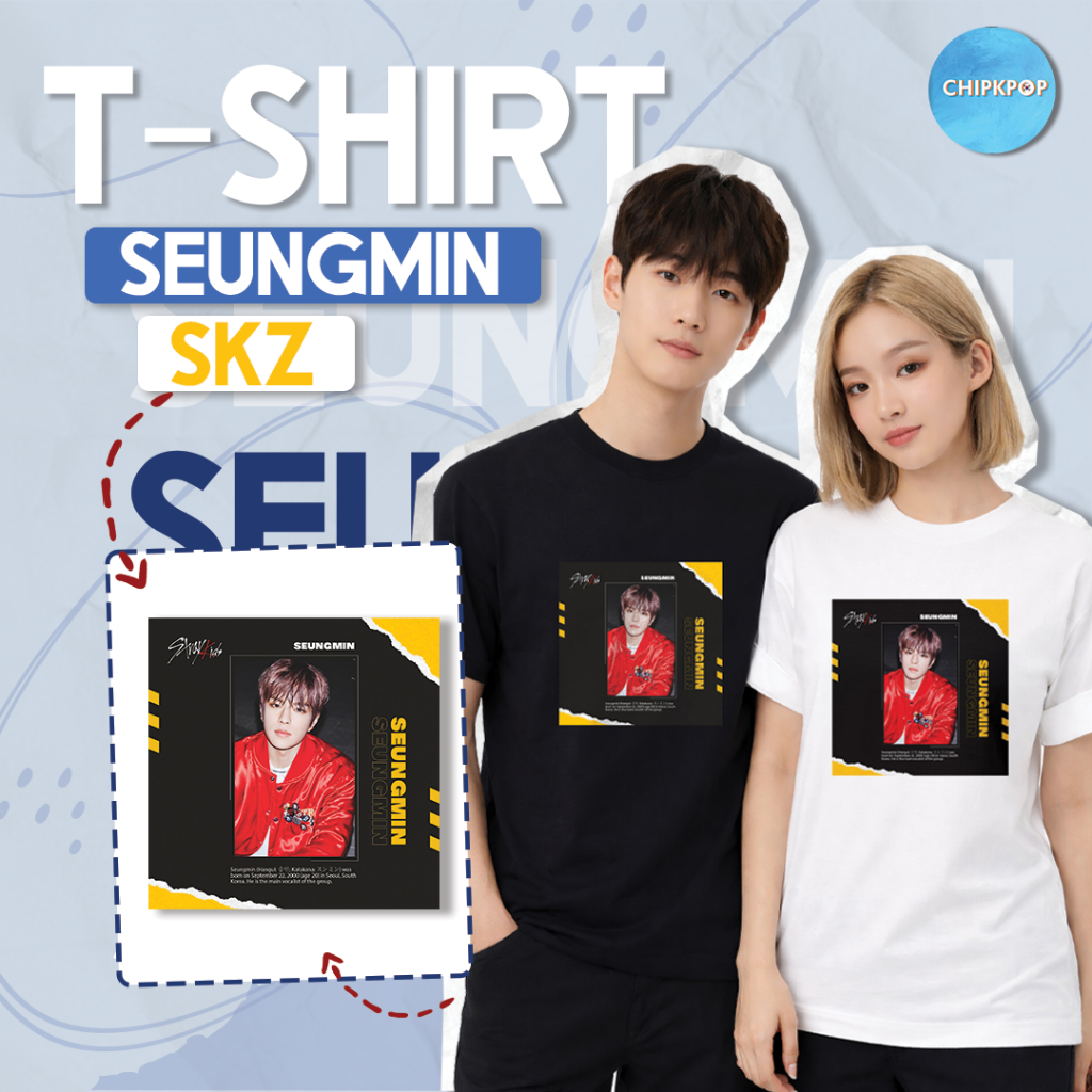 SEUNGMIN STRAY KIDS I KAOS KPOP MURAH I SEUNGMIN PHOTOCARD I BAJU SKZ I KAOS STRAY KIDS I BAJU STRAY