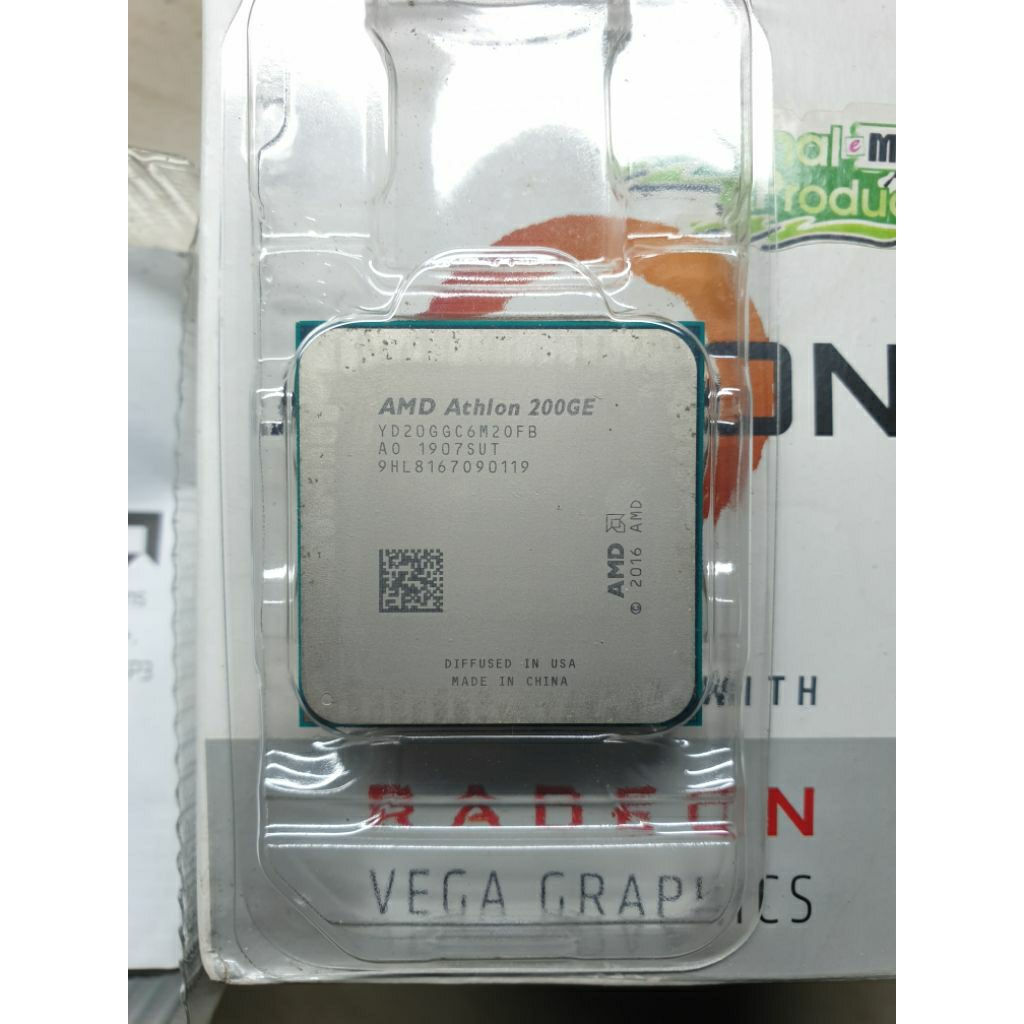 Processor AMD Athlon 200GE with Radeon Vega Graphics