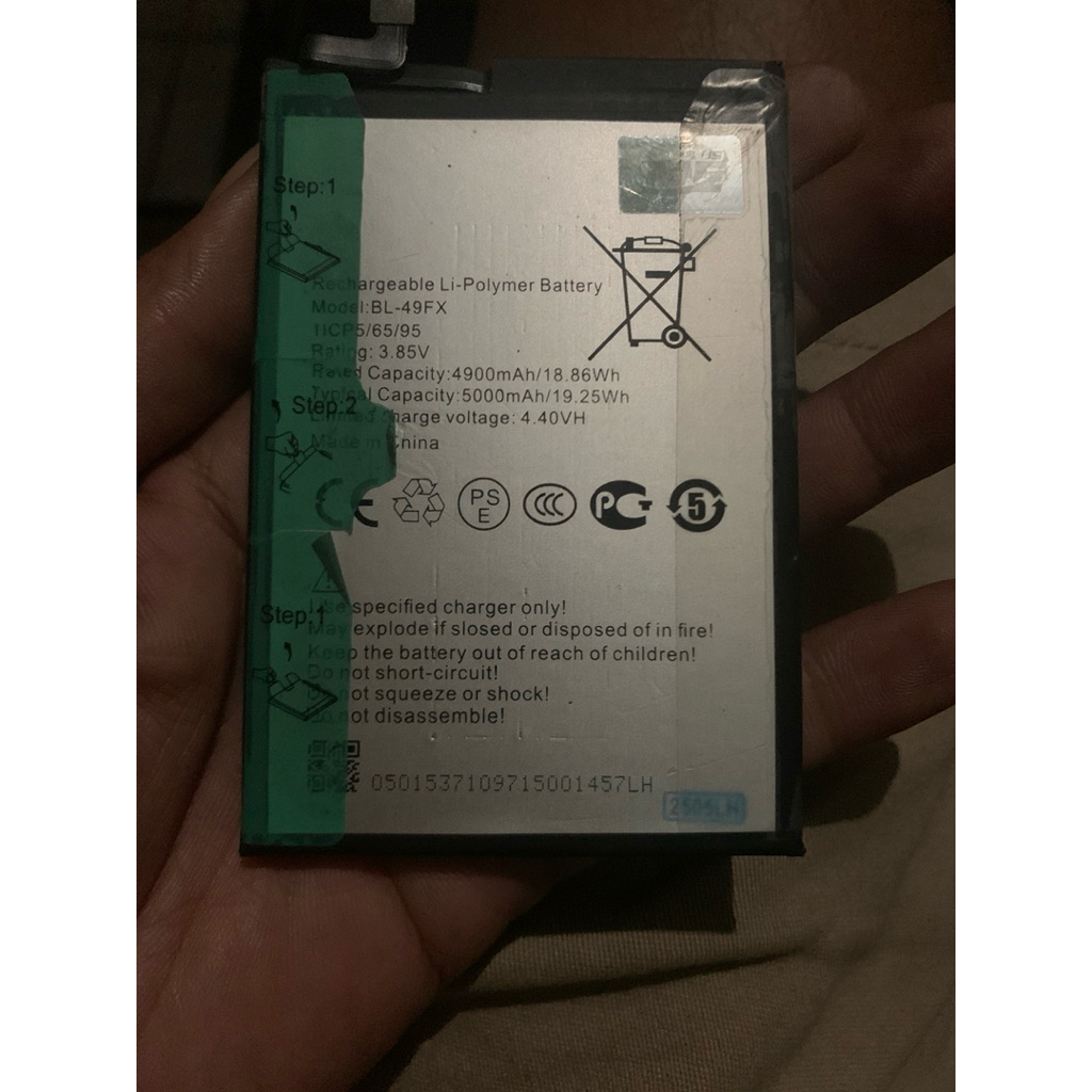 Baterai infinix smart5 BL-49FX