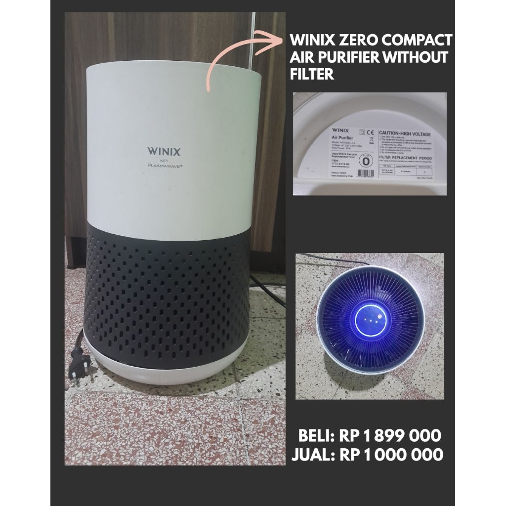 winix zero compact air purifier