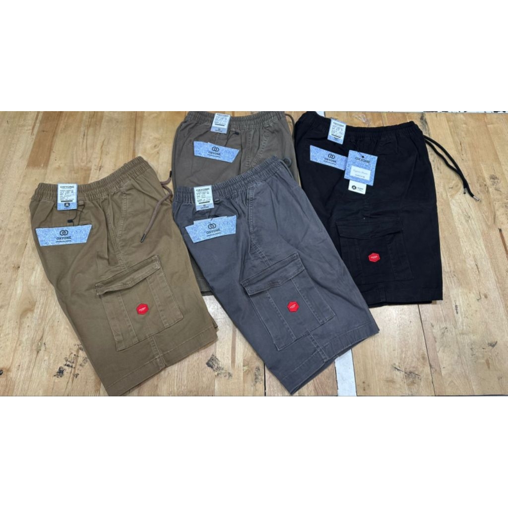 Celana Katun Cargo Pendek Oxyone