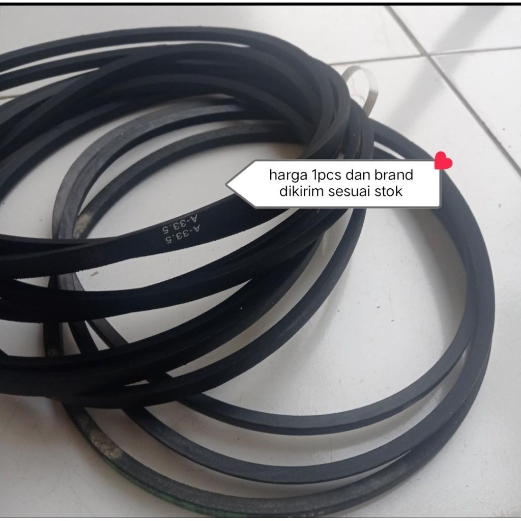 Van V belt A33,5 A33, 5 A 33,5 mesin cuci V belt