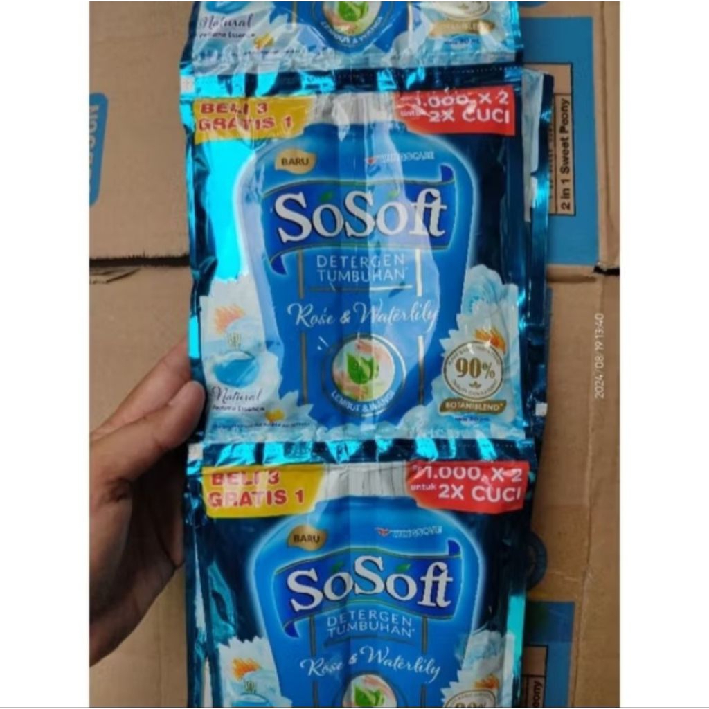 so soft sachet