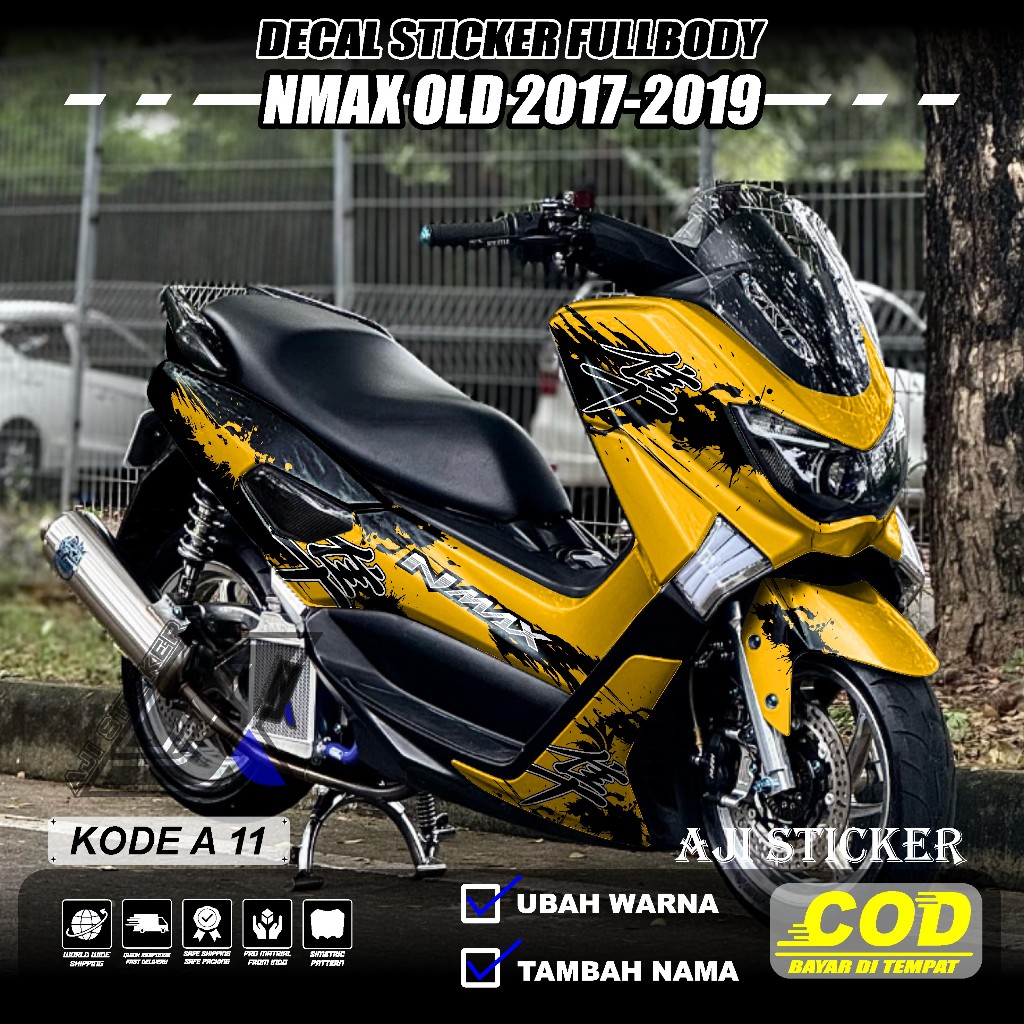Sticker Decal Nmax Old 2017 2018 2019 2020 Fullbody Motif Hayabusa