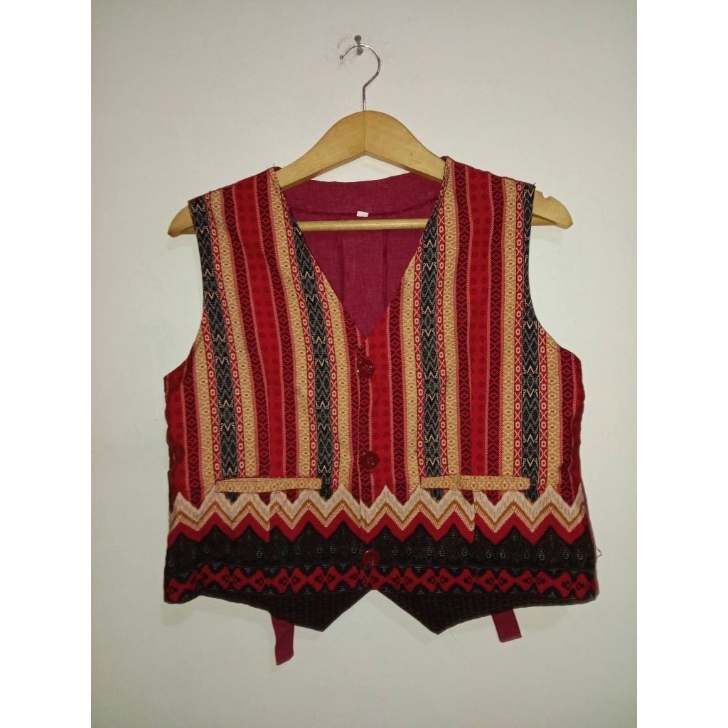 vest rompi batik pria