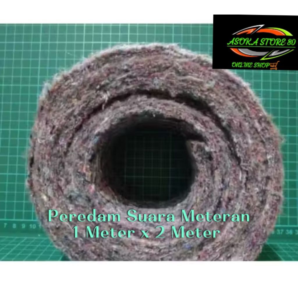 Rockwool//Peredam Suara, Peredam Ruangan//Peredam Buat Pintu Mobil//Karpet Pameran// 100cm x 200cm P