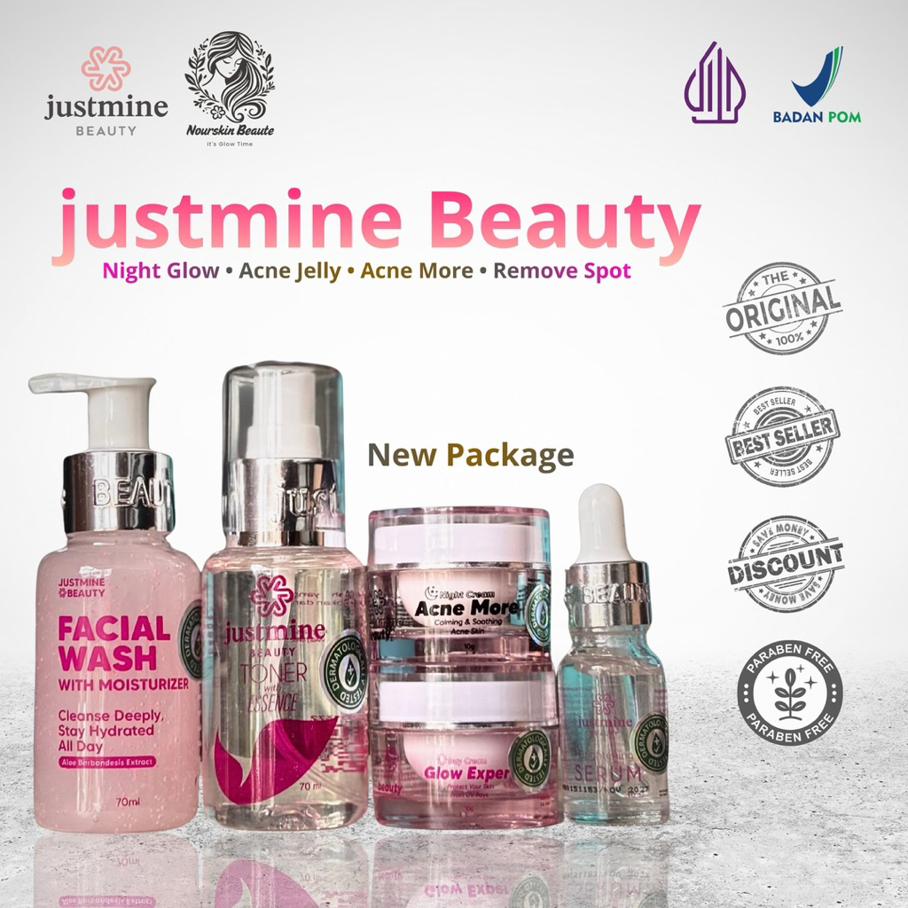 [Dropship Reseller] Paket Justmine Beauty Skincare All Varian Series