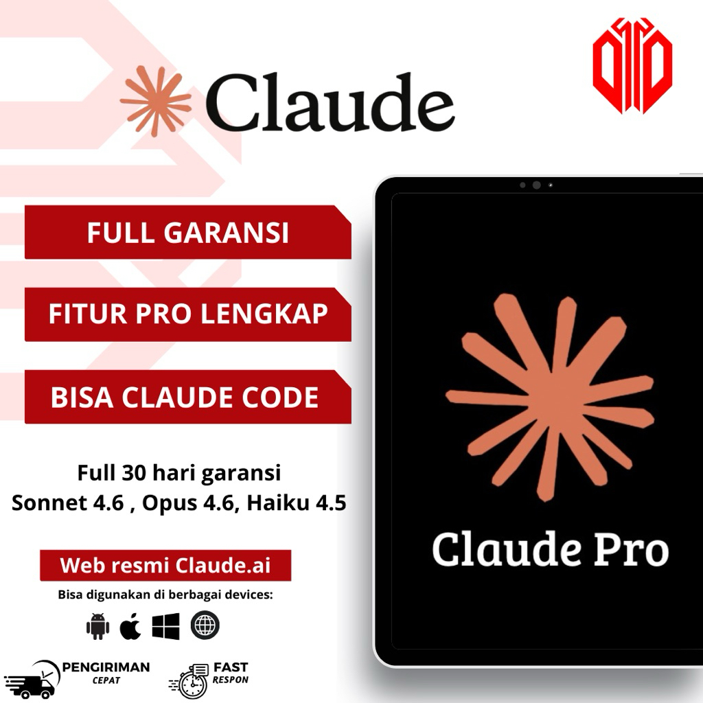 CLAUDE AI PRIVATE 1 ACCOUT 1 USER / CLAUDE CODE / CLAUDE RESMI