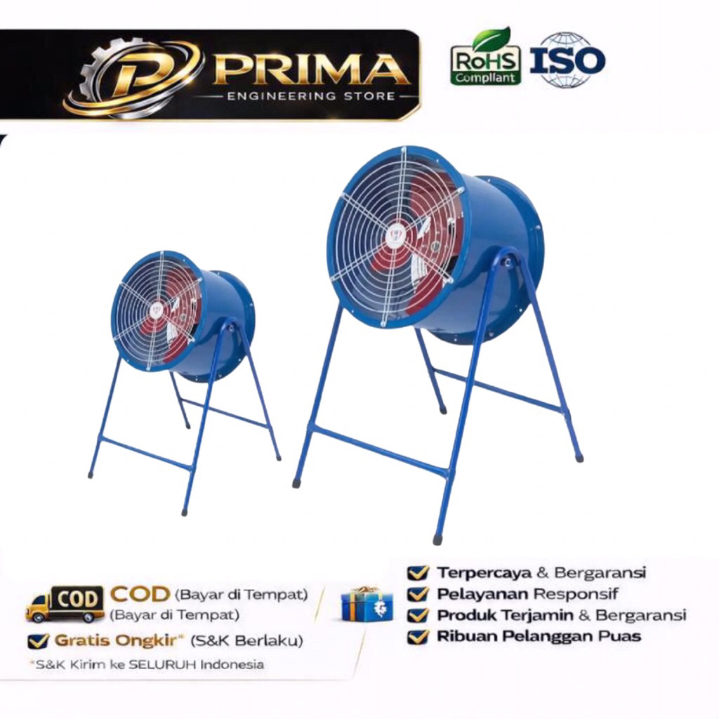 PES- Blower Kipas Angin Axial Fan 20 Inch Kipas Blower Exhaust fan Industri