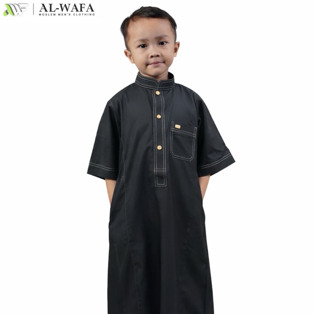 Al-Wafa Gamis Pendek Anak (jbh-0256)