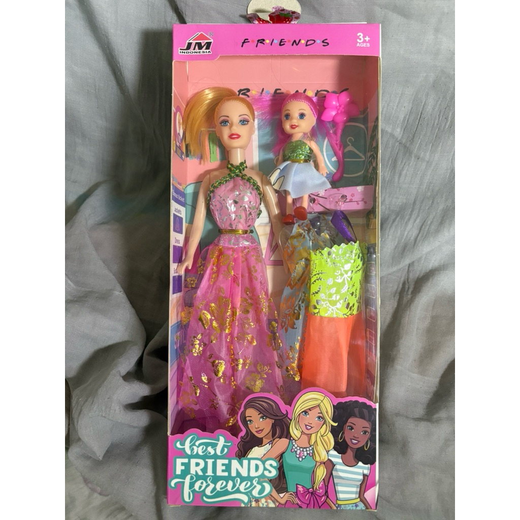 Boneka Barbie Fashion | set Barbie | Barbie dan anak