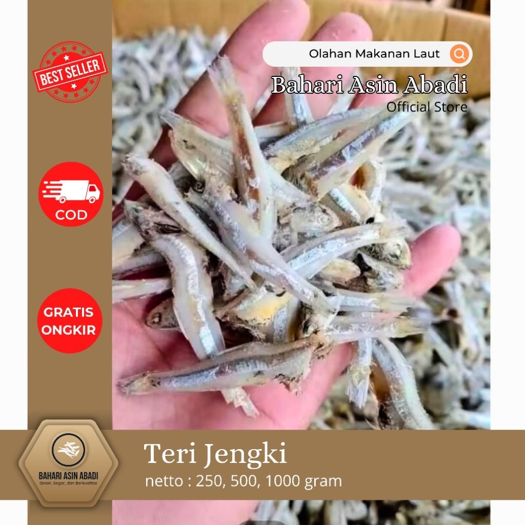 IKAN TERI JENGKI BELAH TAWAR