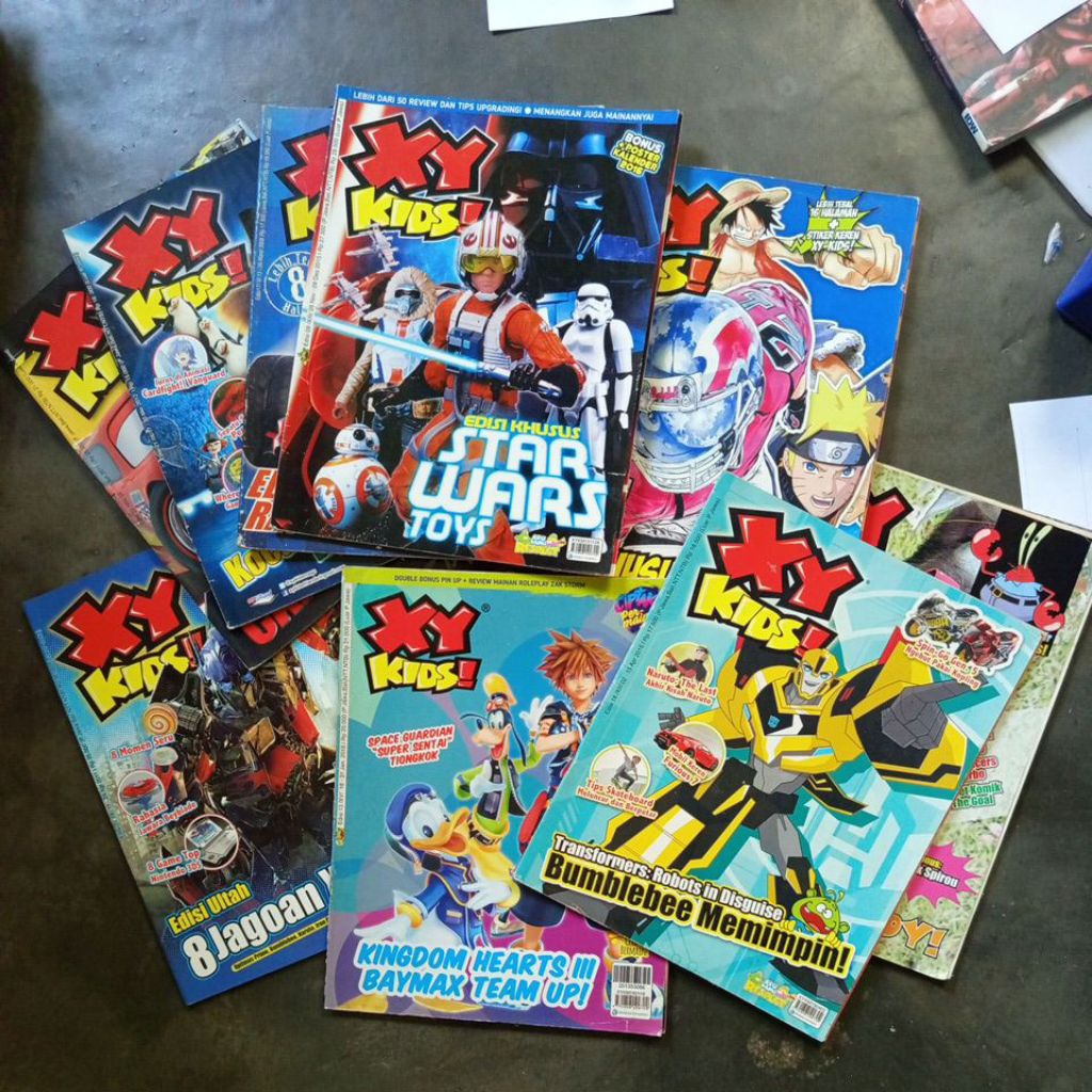 Majalah Anak Anak XY Kids Disney Marvel Dll Bahasa Indonesia