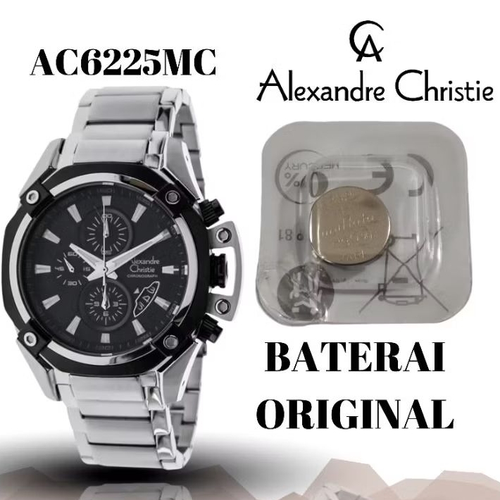 Baterai jam ALEXANDRE christie original AC6225MC