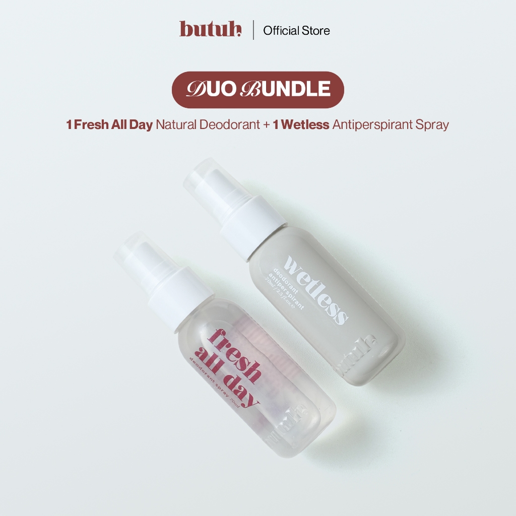 BUTUH - [Duo Bundle] Fresh All Day & Wetless - BUTUH Deodoran & BUTUH Antiperspirant - Deodoran & An