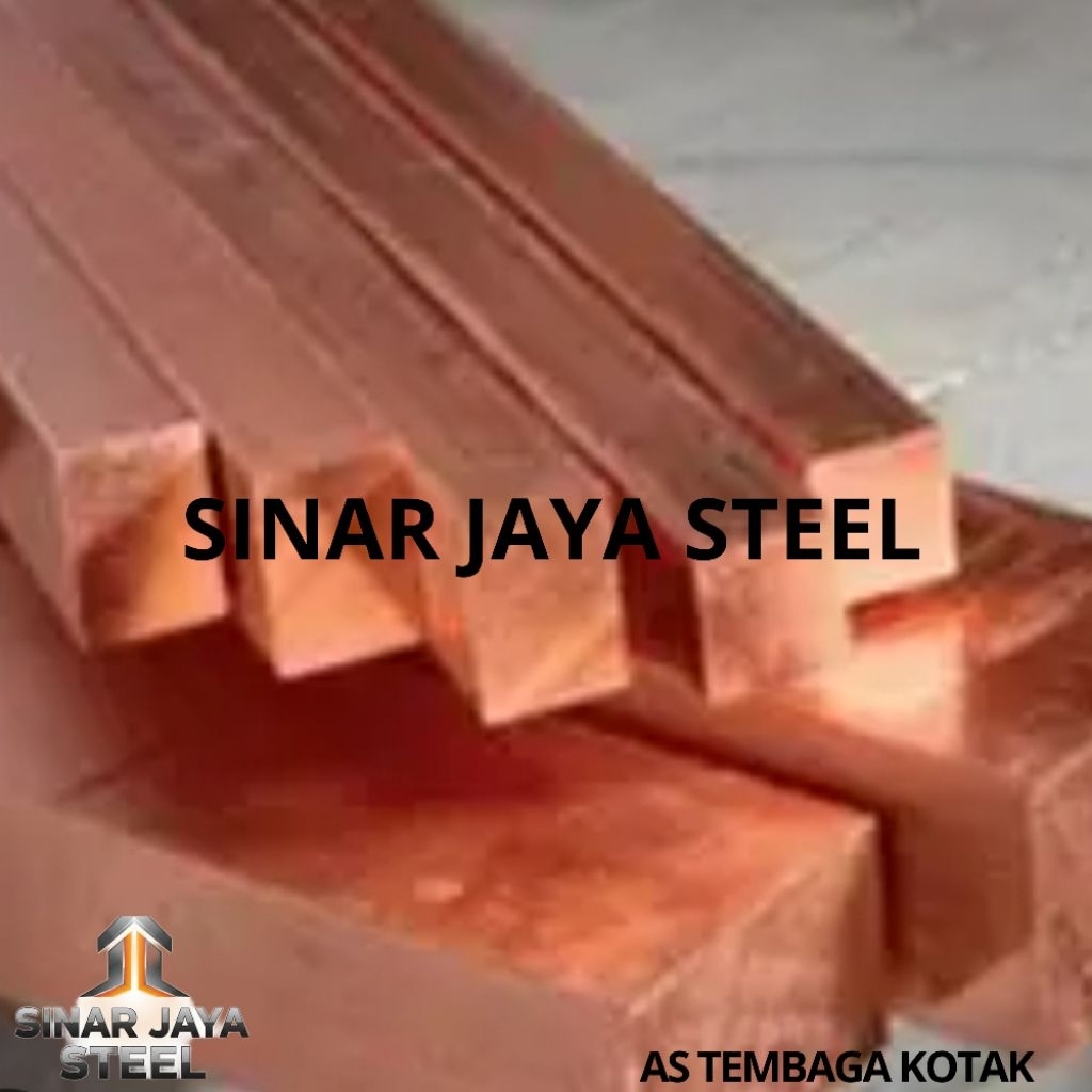 As tembaga kotak Diameter. 38mm x 38mm x 50mm