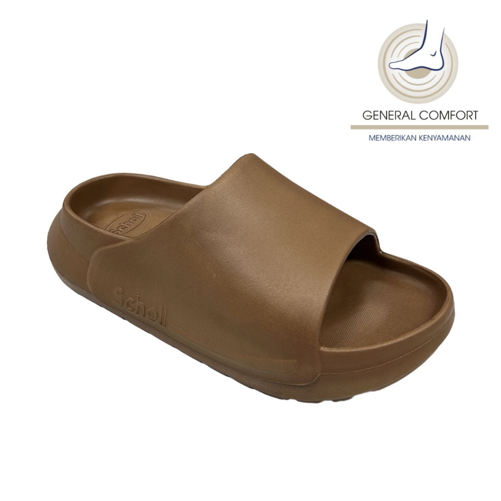 Scholl Solar Brown Sandal Pria