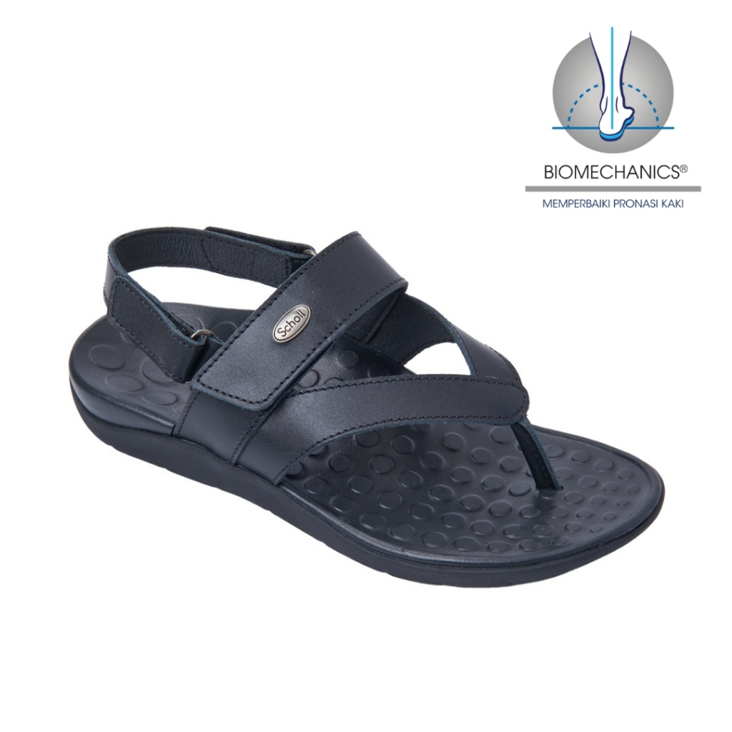 Scholl Nova Black Sandal Wanita
