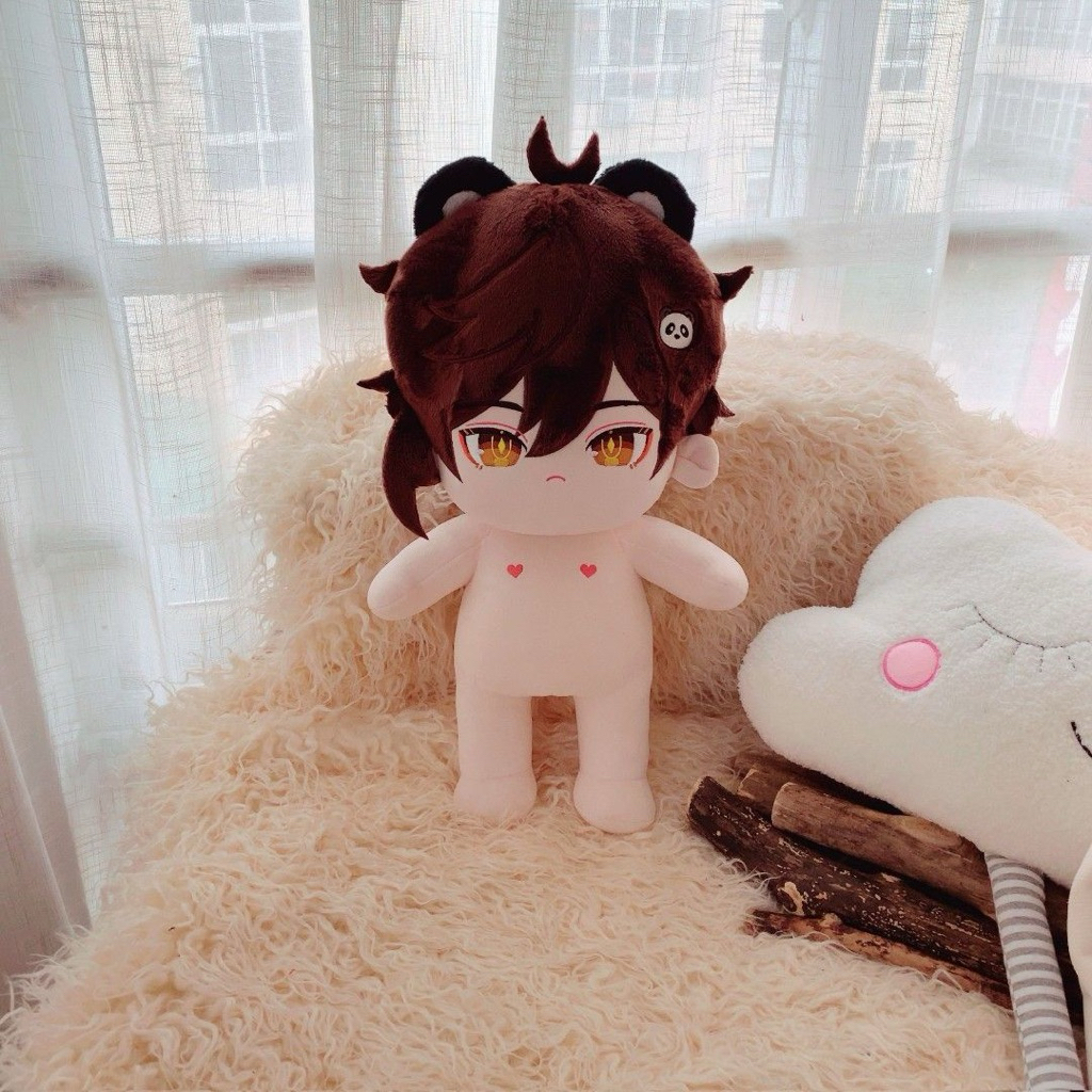 [READY] Doll plushie Zhongli Genshin Impact ukuran 50 cm + 2 baju