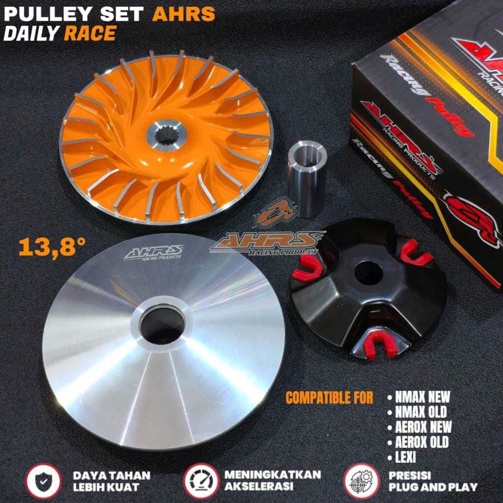 Pulley Set AHRS Racing NMAX Old,Aerox Old,Lexi 125,NMAX New,Aerox New
