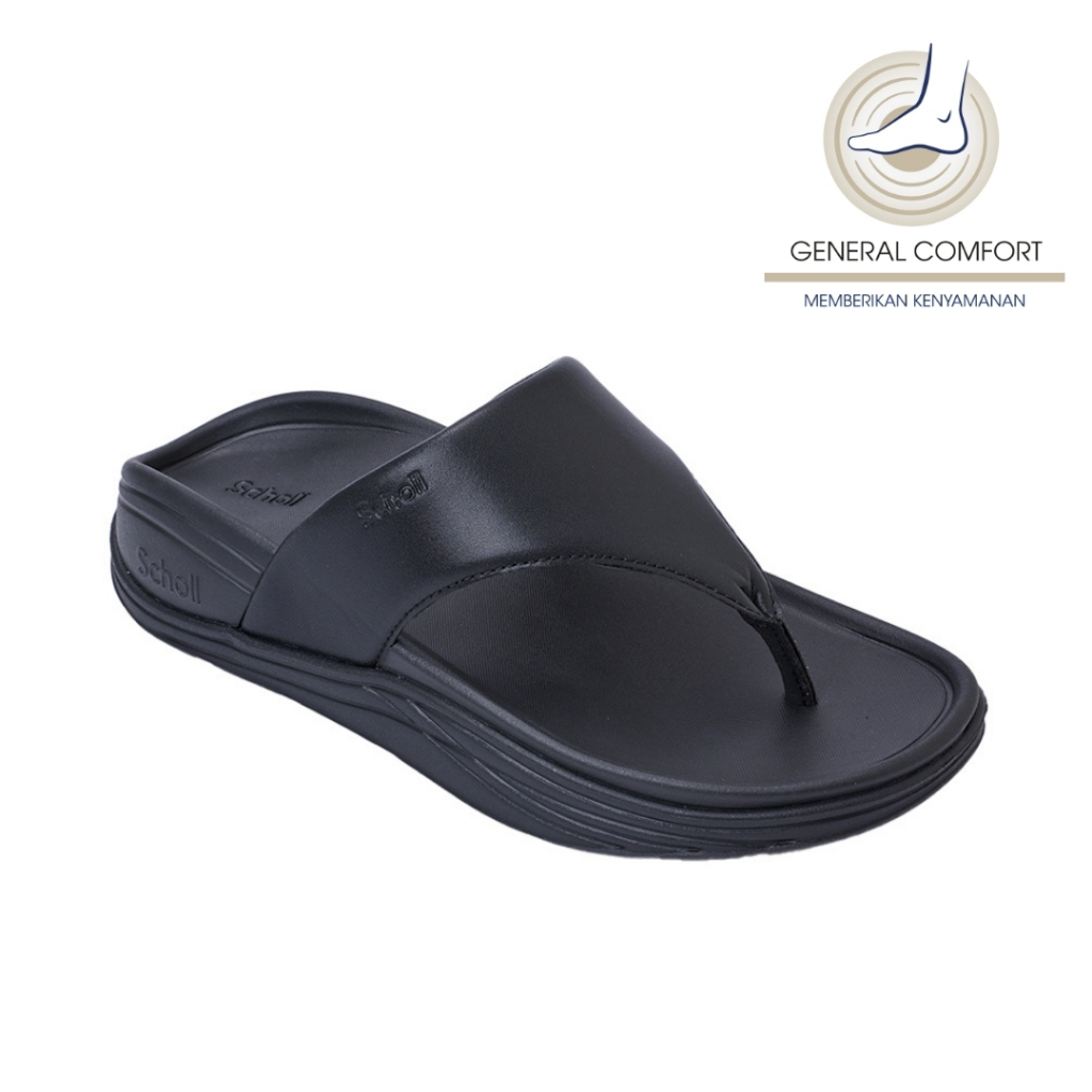 Scholl Nyla Black Sandal Wanita