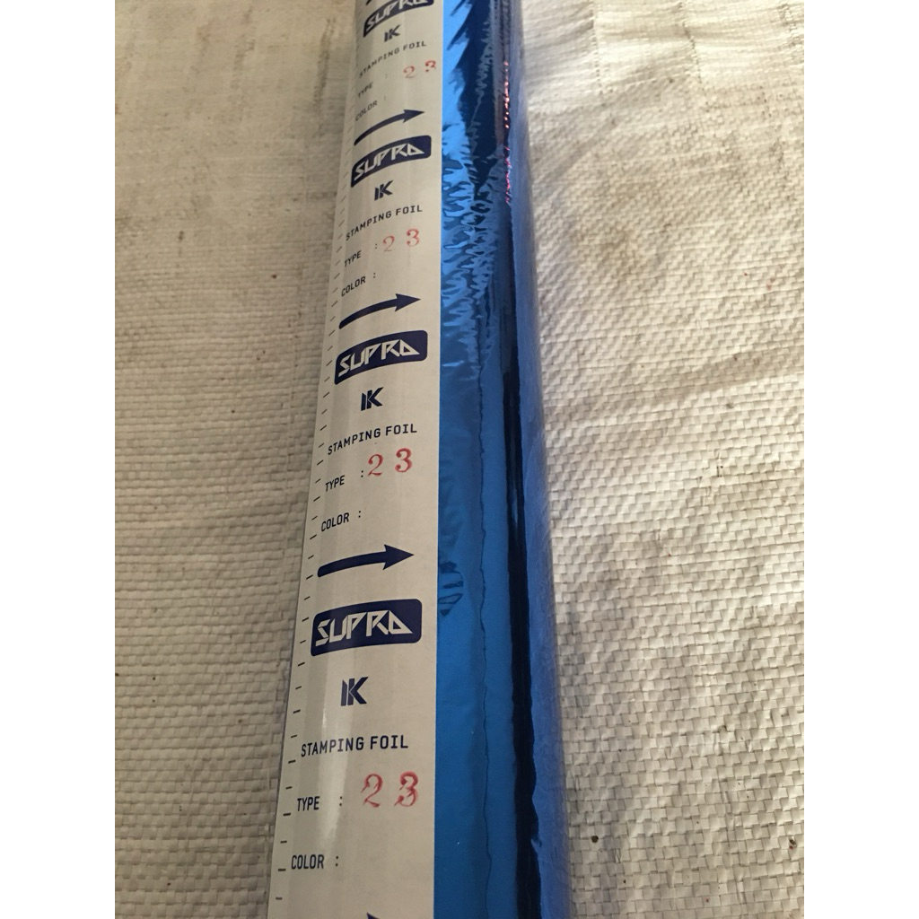 HOT STAMPING FOIL / HOT PRINT BIRU