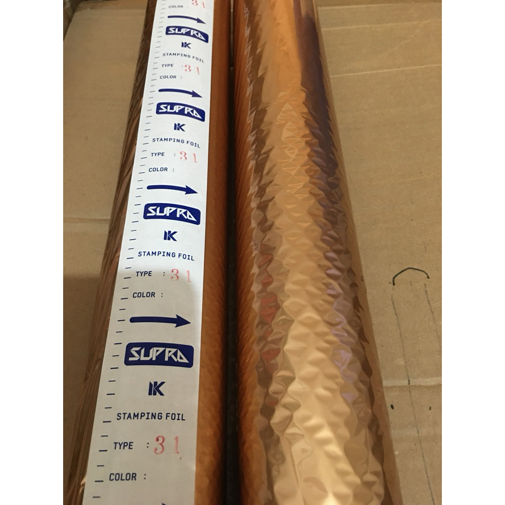 HOT STAMPING FOIL / HOT PRINT TEMBAGA