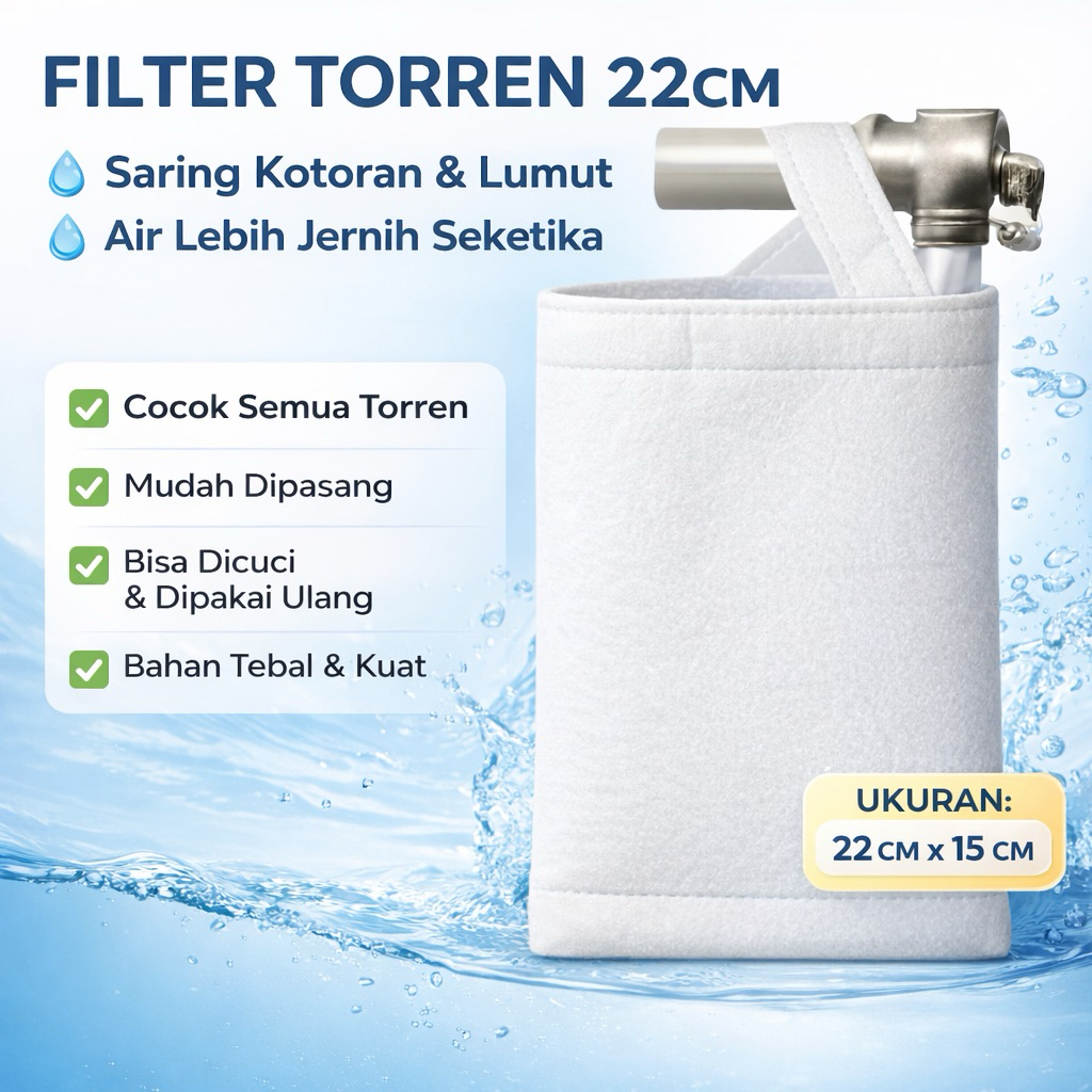 Filter Air Sumur Toren 22x15  untuk Air Keruh dan Bau