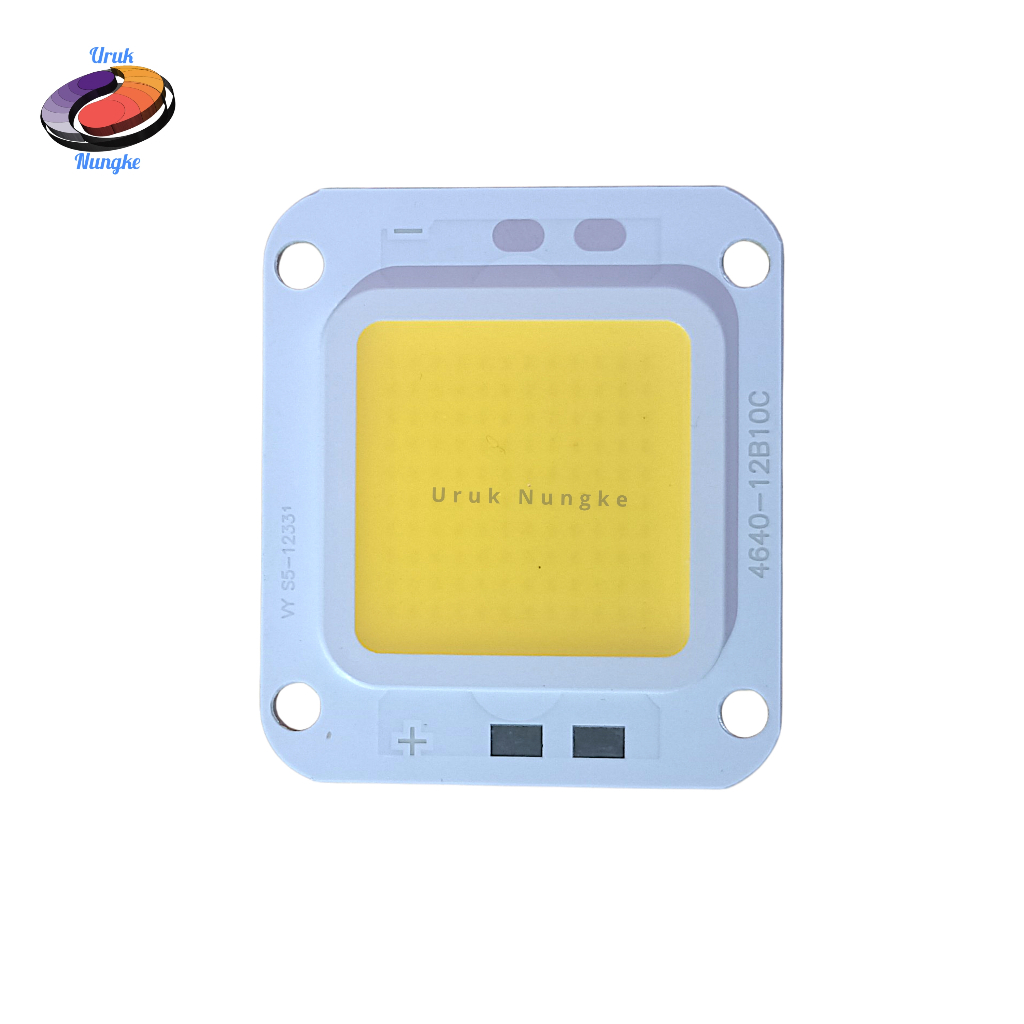 Mata Lampu LED 12V 30W 50W COB HPL Tanpa Driver Dimmer Lumens 3000-5500LM