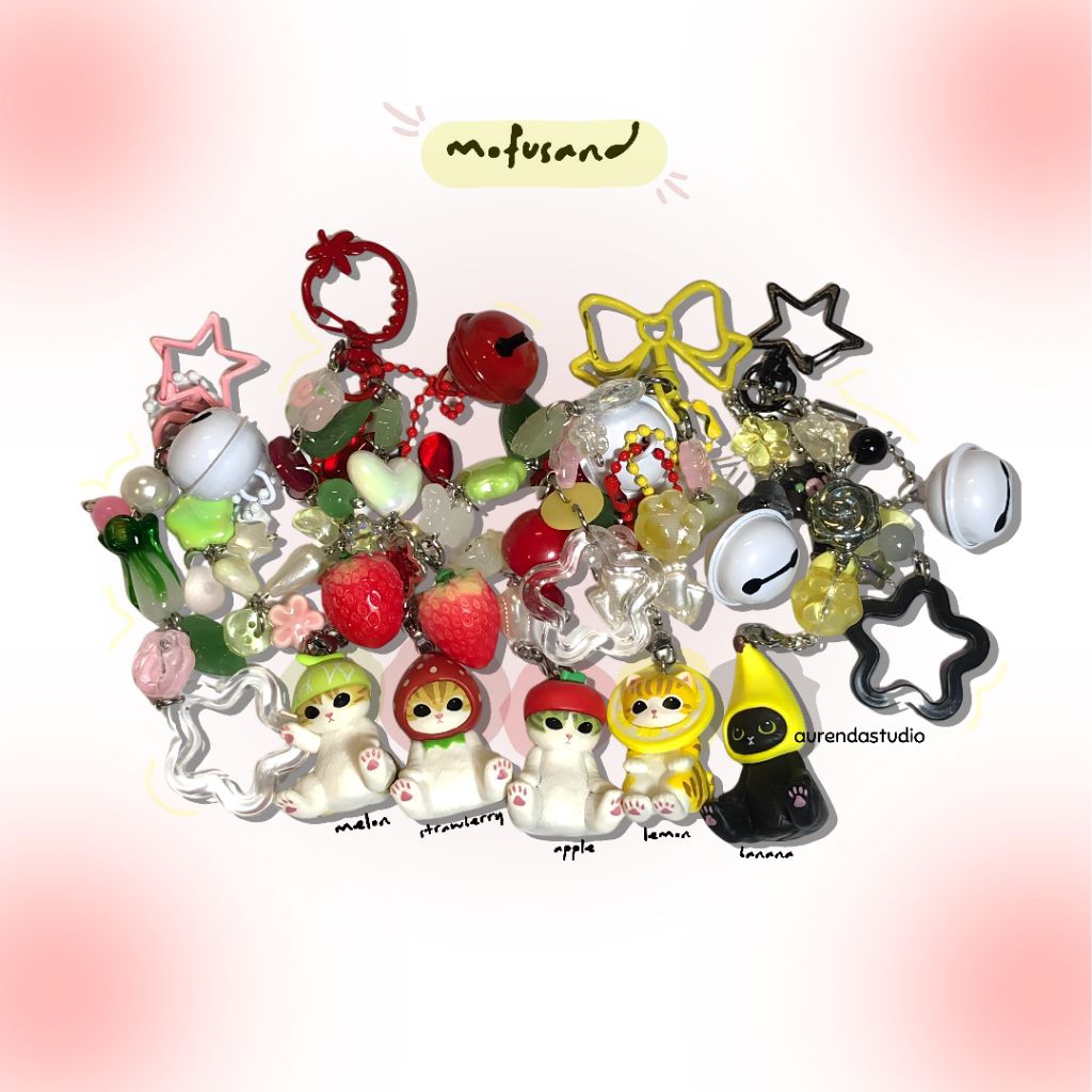(aurendastudio) mofusand trinket|mofusand keychain|gantungan mofusand