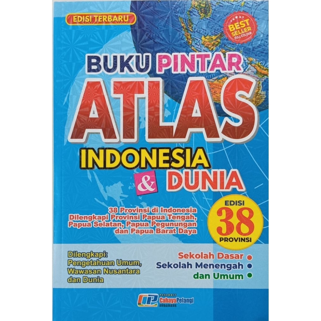 Buku Atlas Indonesia dan Dunia 38 Provinsi Termurah