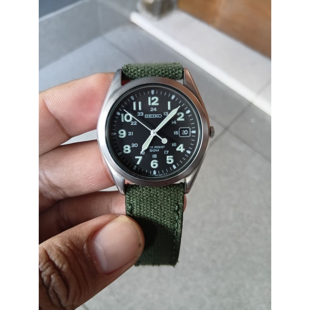 Seiko Military Second Good Condition