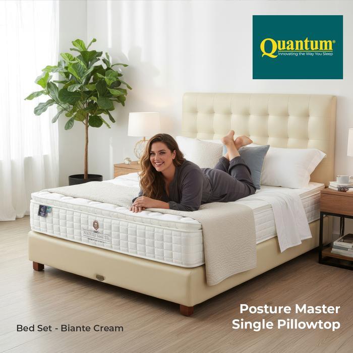 Kasur Springbed Quantum Orthopedic PM Single Pillowtop 28cm - HANYA KASUR