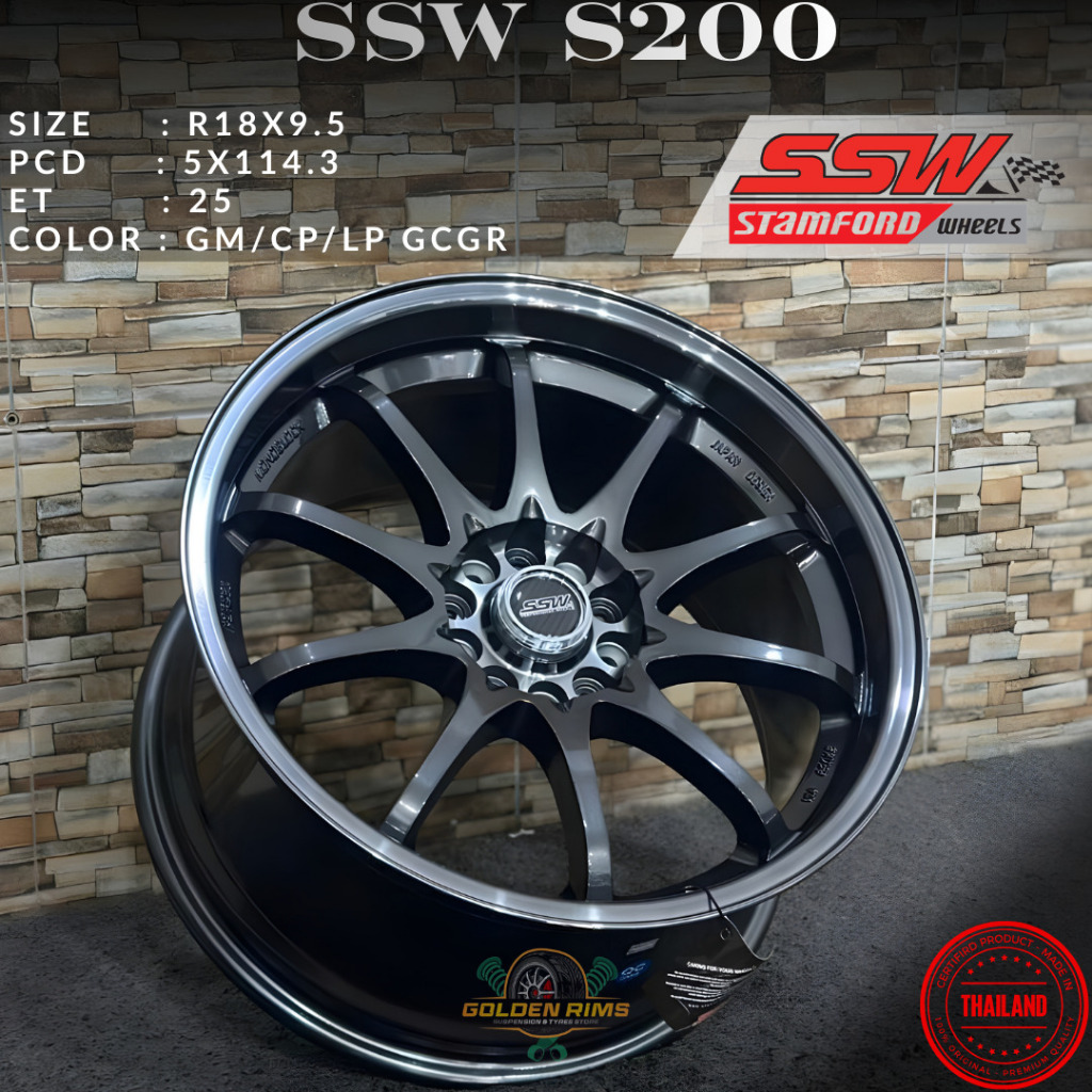 Velg mobil ssw s200 r18 original thailand bisa untuk innova reborn venturer zenix