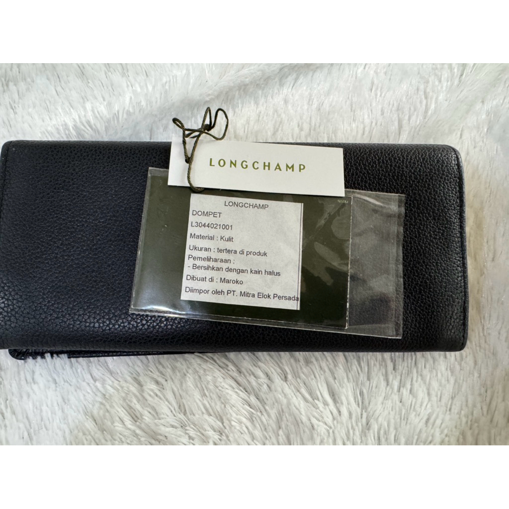 Preloved Dompet Leather Longchamp