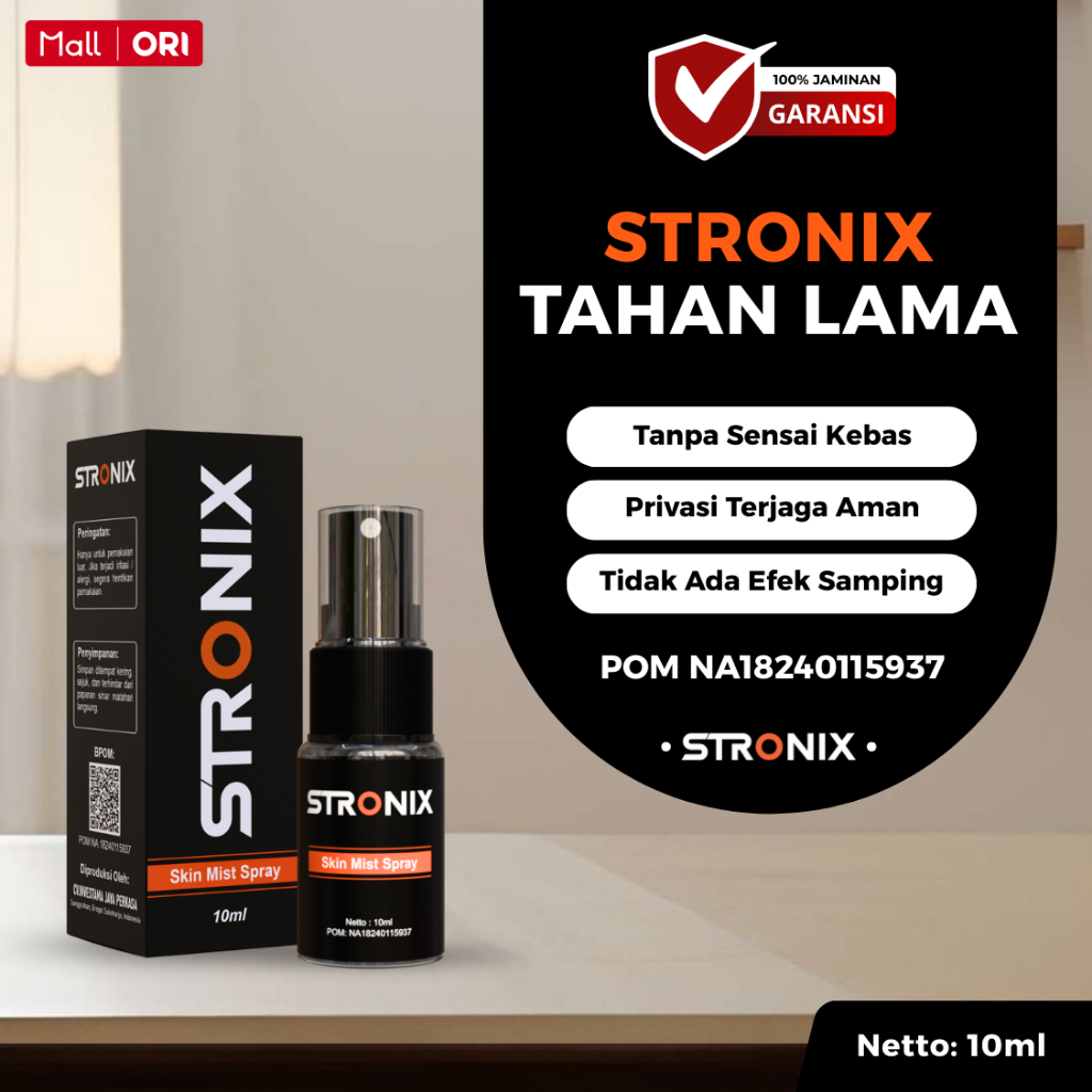 STRONX Spray Herba Oil Minyak Pijat Tahan Lama 10ml