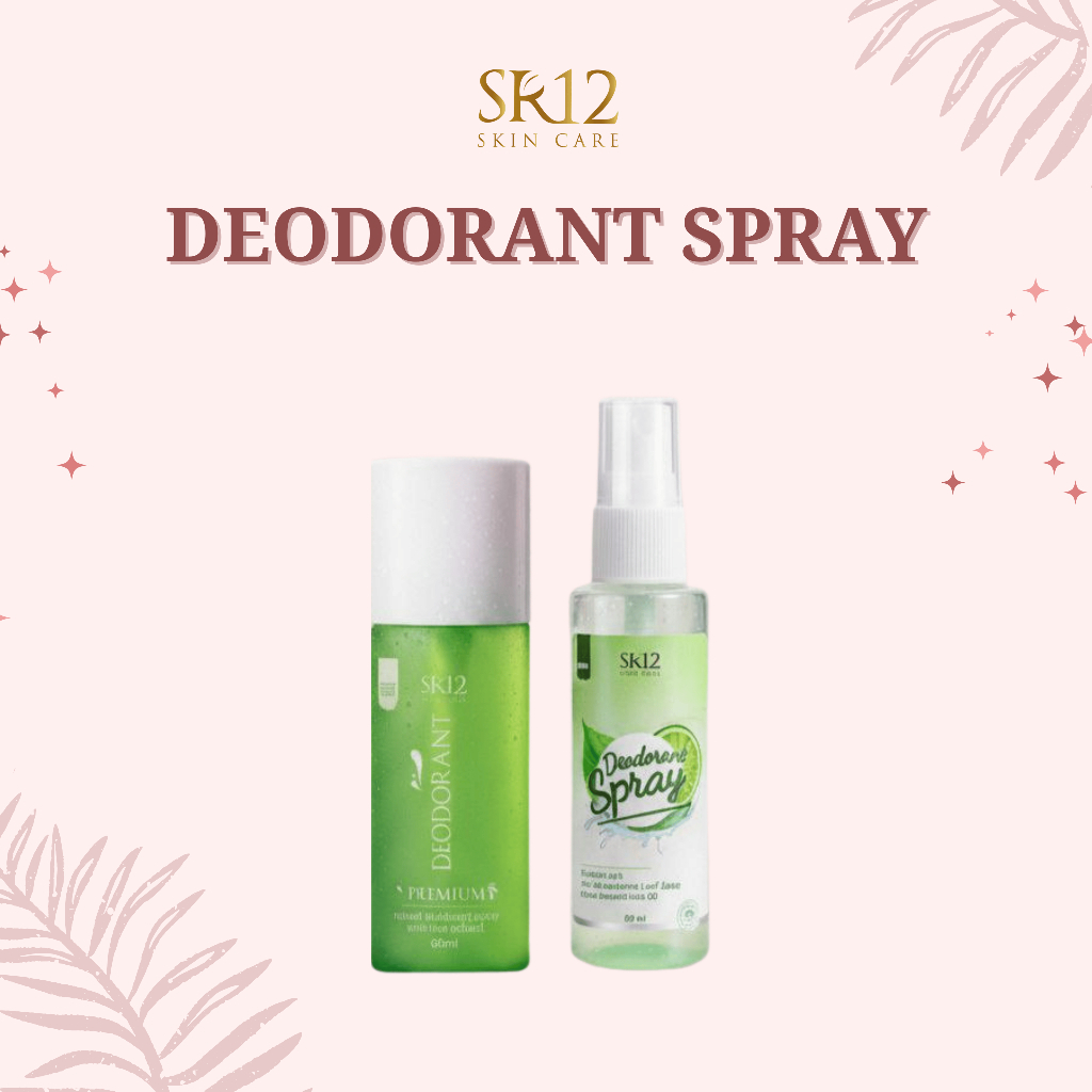 Deodorant spray premium obat ketiak bau badan ampuh herbal untuk anak ibu hamil menyusui rekomen