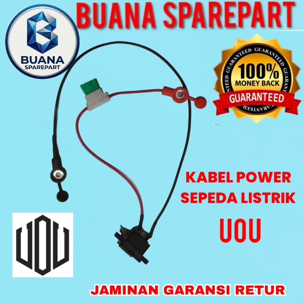 Kabel power sepeda listrik UOU