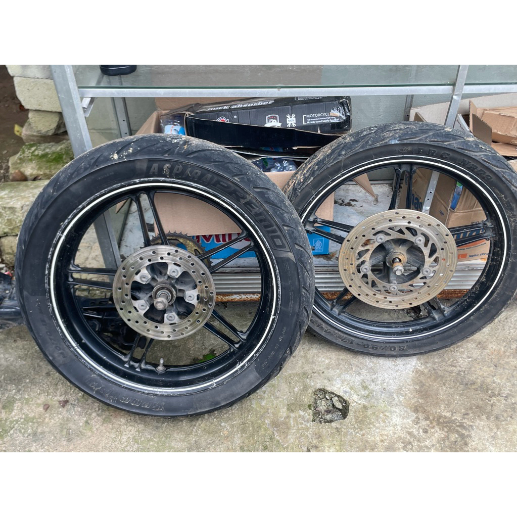 pelek ori mx king set piringan no ban