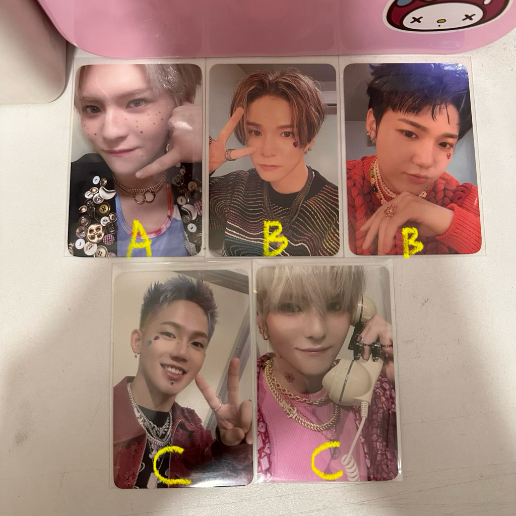 OFFICIAL - Photocard Treasure tss ch 2 hello pob ktown4u A B C hyunsuk yoshi asahi doyoung