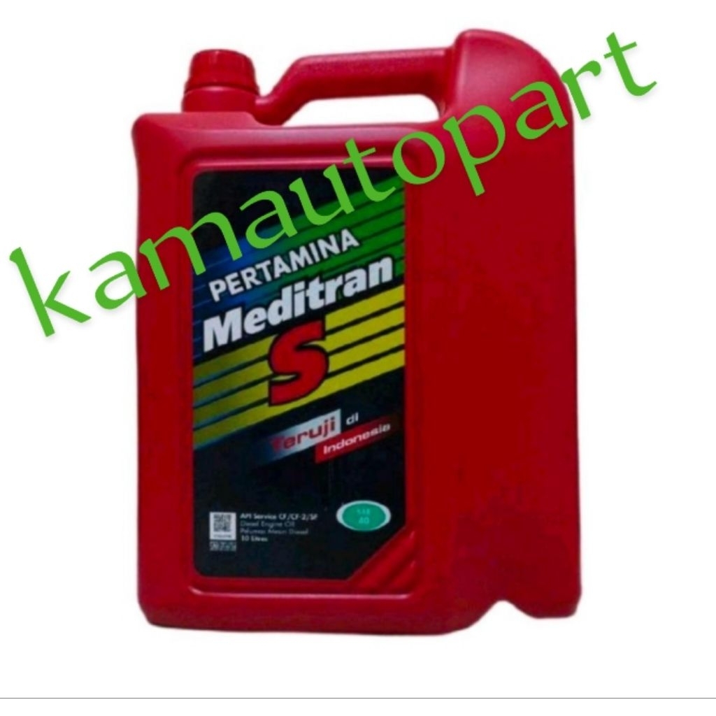 oli Pertamina / oli meditran S SAE-40 10 liter / oli mesin diesel meditran S-40