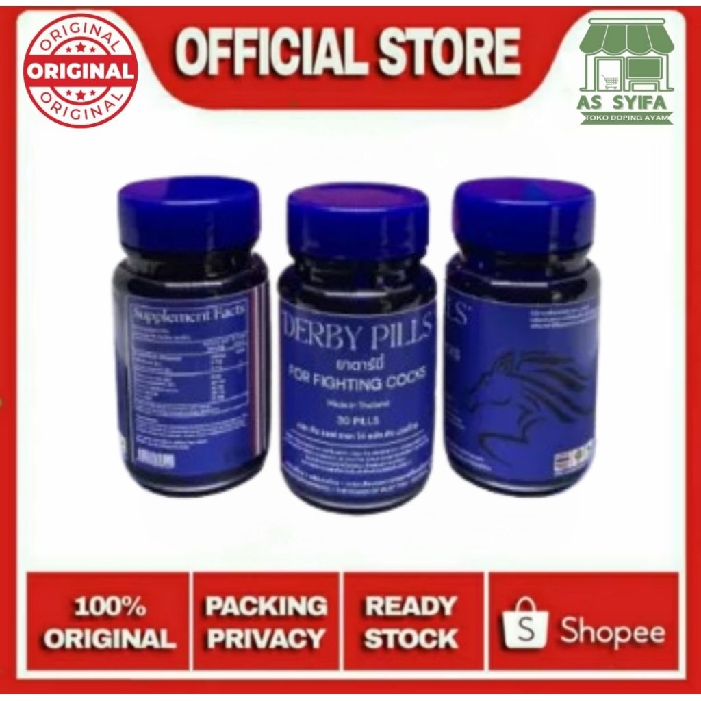 DERBY PILLS doping ayam aduan import Thailand original obat ayam, ayam laga, Taji ayam, ayam Filipin