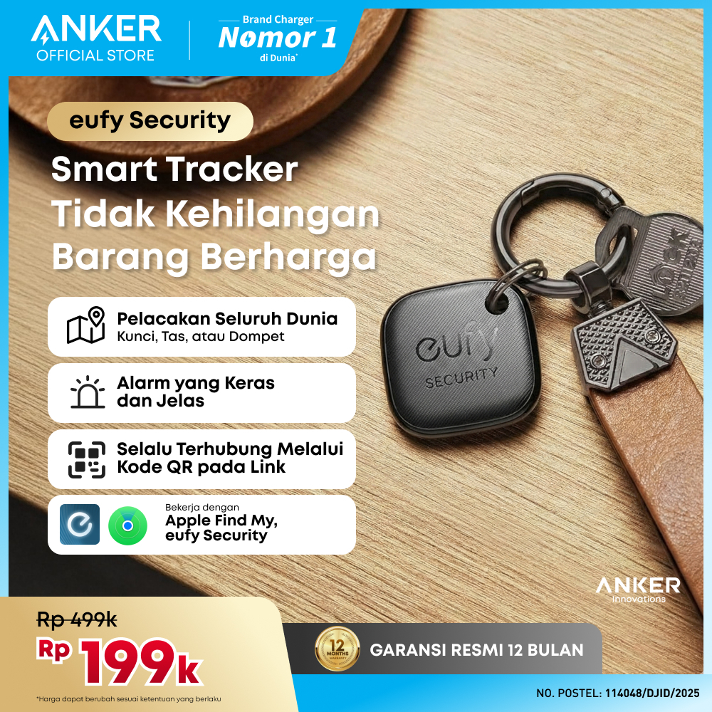 Eufy Security by Anker SmartTrack Link (Black, 1-Pack), Android not Supported, Works with Apple Find