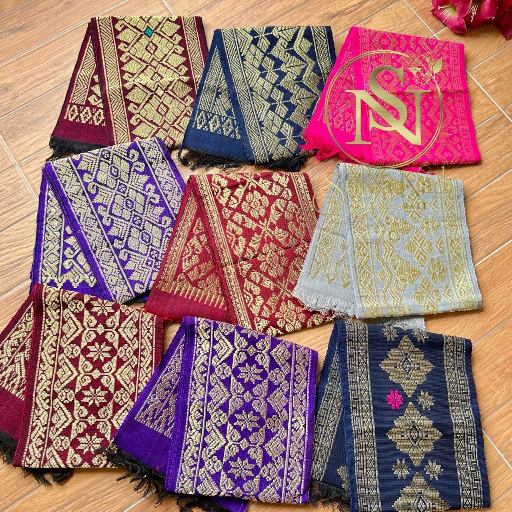 Selendang bali songket | Selendang obi tenun asli